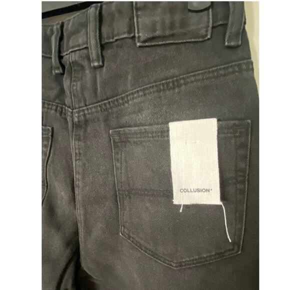 ASOS Collusion x006 High Waist Mom Jean Washed Black 28 NWT - Picture 6 of 9